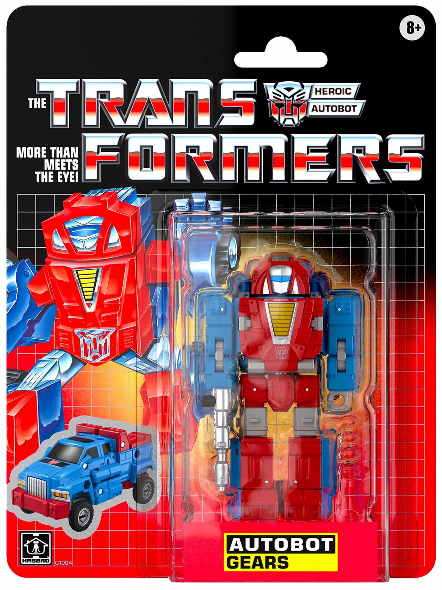 

Transformers G1 Retro Package Deluxe Class Autobot Gears TF Hasbro Overseas Vintage Toy GEARS / [Предмет]