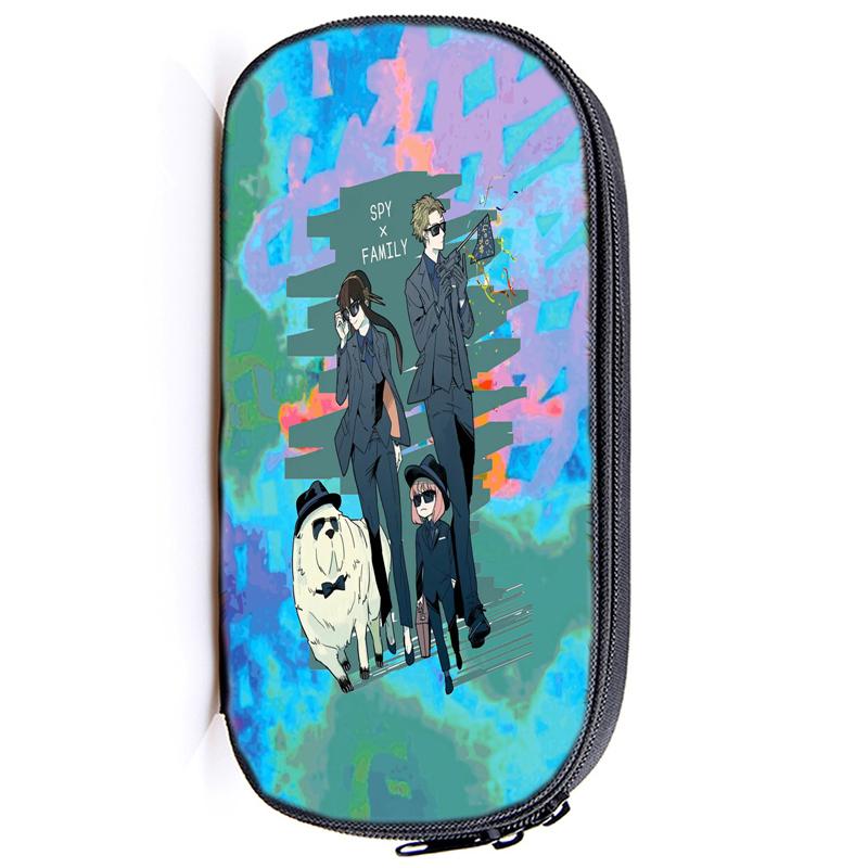 Spy X Family Pencil Case Anya Forger Multifunction Pencil Pouch School Supplies Pen Case Stationery Pencilcase