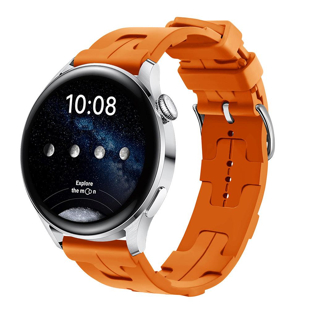 22mm 20mm Silicone Strap for Samsung Galaxy Watch Band 7 6 5 4 40/44mm 6Classic 43/47mm Bracelet for Huawei Watch GT5 Pro 46mm