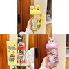 Crayon Shin Chan Tritan Kids Drinking Cup With Straw For Outdoor Travel And Gift