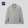 HLA Men's Stand-Up Collar Contrast Print Casual Jacket