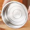 Stainless Steel Food Steamer Kitchen Rice Pressure Cooker Steaming Grid Drain Basket with Silicone Handle Cooking Accessories