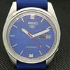 BRUKT VINTAGE SEIKO 5 AUTOMATISK JAPAN HERRE D/D BLÅ SKIVE KLOKKE 621a-a413406-2 SKU621a-a413406