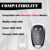 MechanMagic Replacement Car Key Fob Smart Proximity Keyless Entry Remote Control Compatible for Chevy Camaro Cruze Malibu 2016- 433MHz ID46 Chip 5
