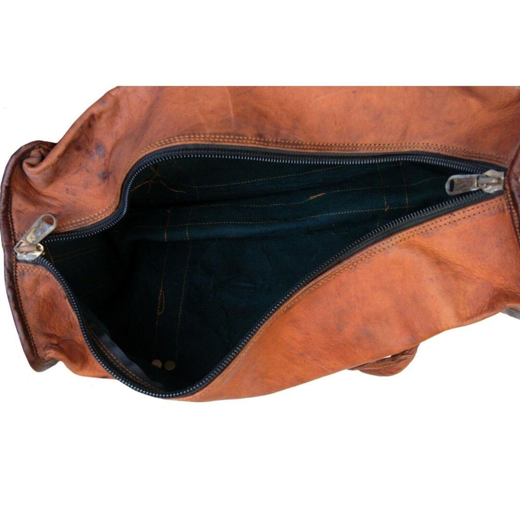 30" extra große neue Herren-Reisetasche aus echtem Leder, Reise-Wochenend-Reisetasche, Sport-S-Tasche