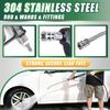 Garden Hose Nozzle High Pressure Water Hose Nozzle Washer Garden Hose Thread for Washing Car Watering Plant Outdoor