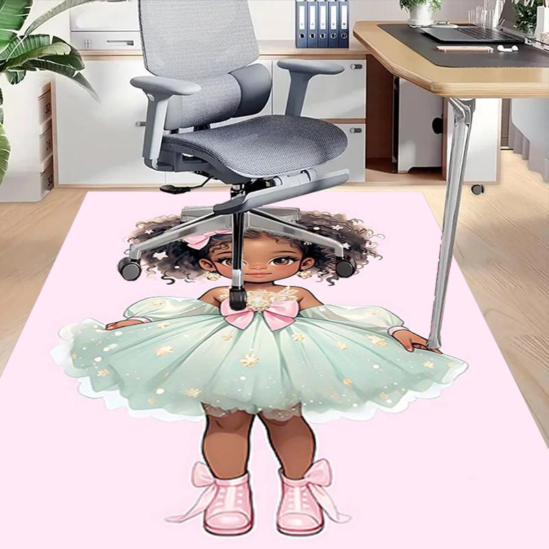 1PC flower dress Anti-slip carpet, suitable for Office, bedroomand playrooms. It can also be used as a sofa footrest cover-W87