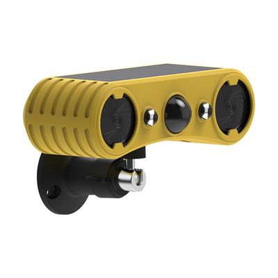 Solar Outdoor Infrared Induction Alarm, High Frequency Ultrasonic Detector, 129dB Sound Light Alarm
