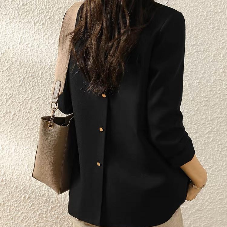 Yellow Suit Jacket Women's Autumn Jacket New Casual Korean Style Temperament Blazers