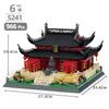 Chinese Model Architecture Building Blocks Compatible with Lego Bricks Toys for Adult Great Wall Forbidden City