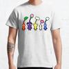 Kawaii Pikmin T-skjorte Menn Morsom T-skjorte Harajuku Søt Tegneserie Grafisk T-skjorte Sommer Pustende Komfortabel Tee Hombre Oversized
