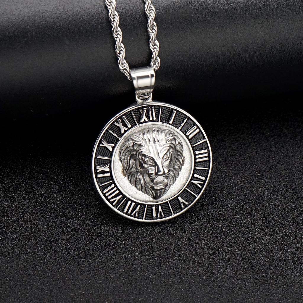 Pendant New Fashion Hip Hop Accessories Lion Head Necklace