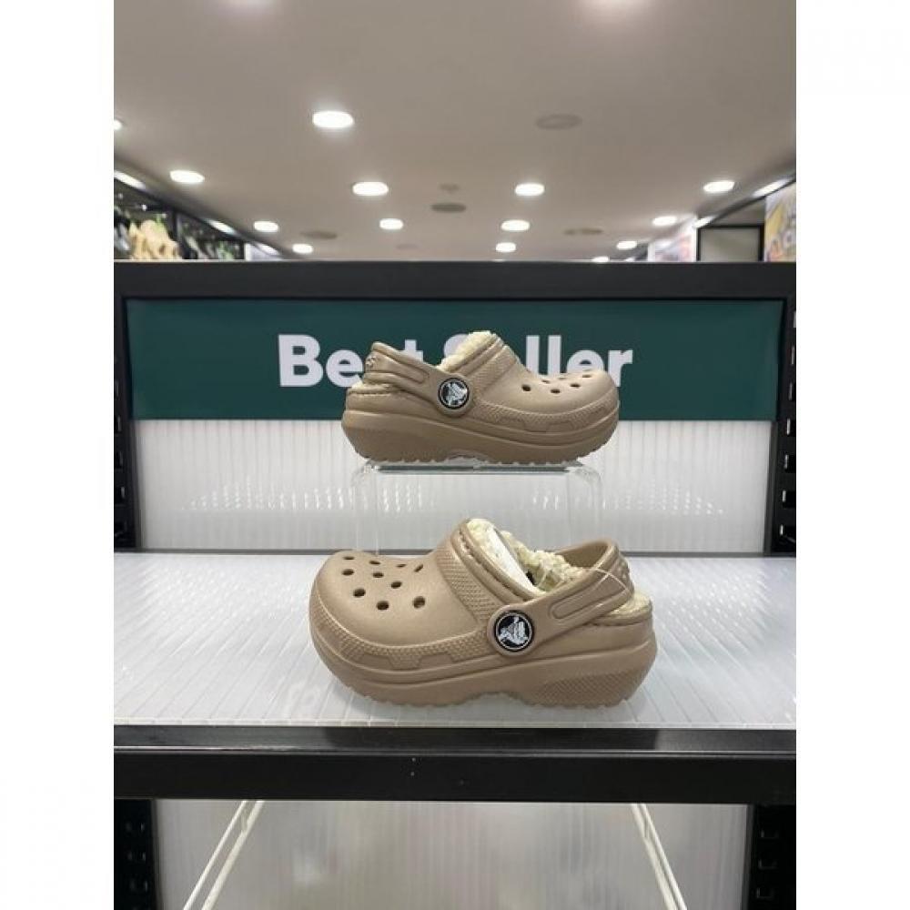 

Crocs Classic Lined Kids 207009 2yb MushRoom Room Bone Mushroom/Bone/130