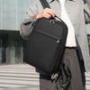 Sleek Minimalist Backpack with Front Zipper Pocket and Padded Shoulder Straps