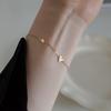 14k Silver Sweet Love Chain 925 Bracelet