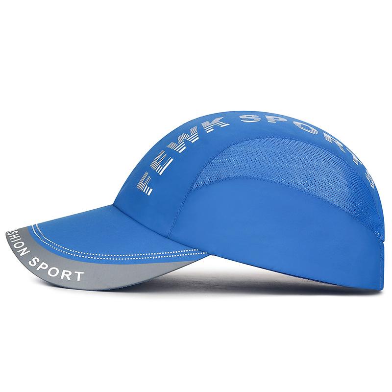 Spring Summer Spliced Mesh Sunscreen Quick-Drying Cap Men Breathable Travel Sunshade Baseball Cap