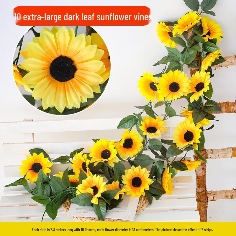 Vite di Girasole: Decorazione Artificiale per Scuola Materna per Interni e Scale
