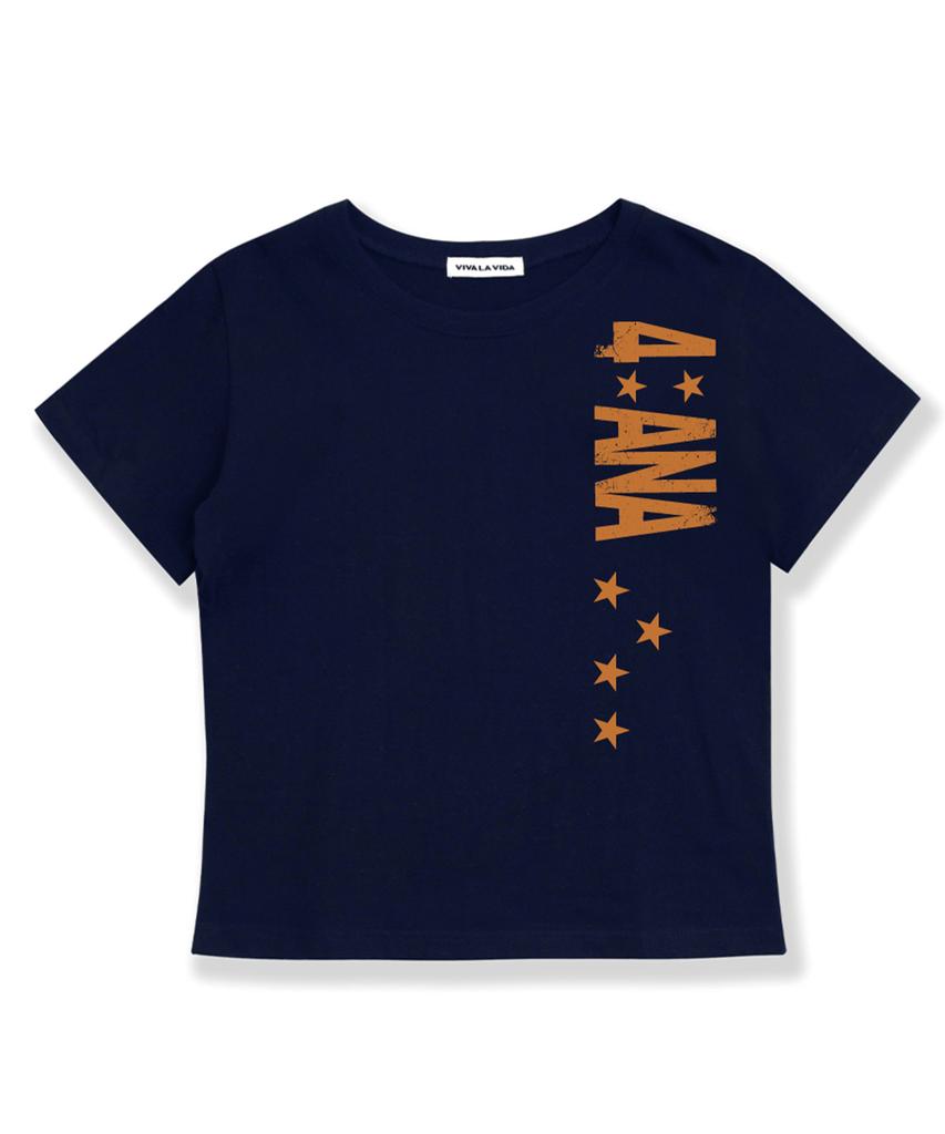 Bibalabida Raw Crop Short Sleeve T-Shirt