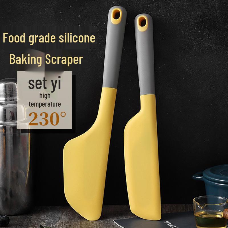 Extra Large Multifunctional Silicone Spatula Set: Baking, Mixing, Jam, Cream & Cake Spatulas.