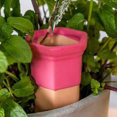 6 Pcs Self Watering Spike Terracotta Watering Spikes Automatic Slow Release Plant Watering Stakes for Indoor Outdoor Plants