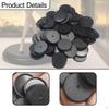 Gaming Miniatures Bases Figure Display Stands 28mm Figurines Dolls Tabletop Black Round