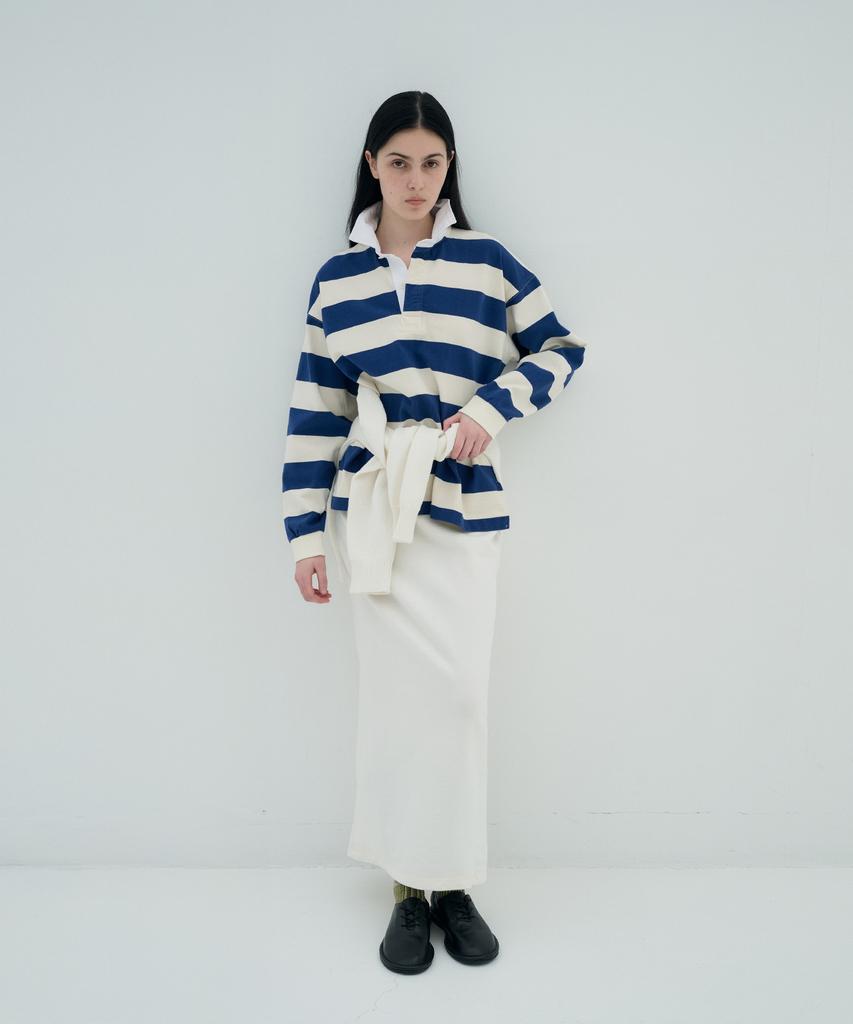 Jeonggamseutyudio Pigment Dyed Sweat Maxi Skirt_2 Color