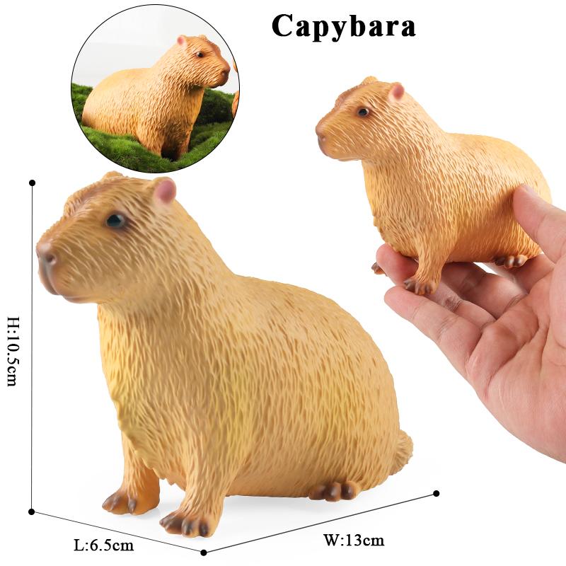 Oenux Soft Cotton Farm Animals Cow Horse Pig Hen Cat Dog Model Action Figures Wild Lizard Donkey Koala Educational Kids Toy Gift