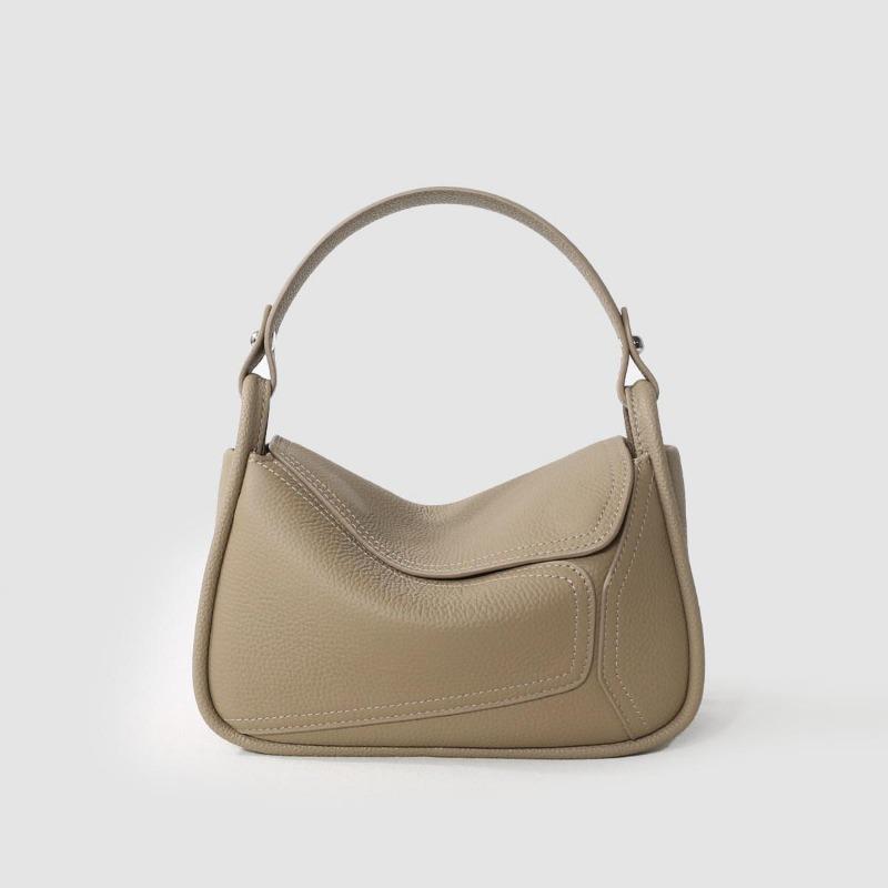 Genuine Leather Crossbody Bag, Fashionable Bag, Niche Pillow Bag, Single-shoulder Casual Underarm Bag