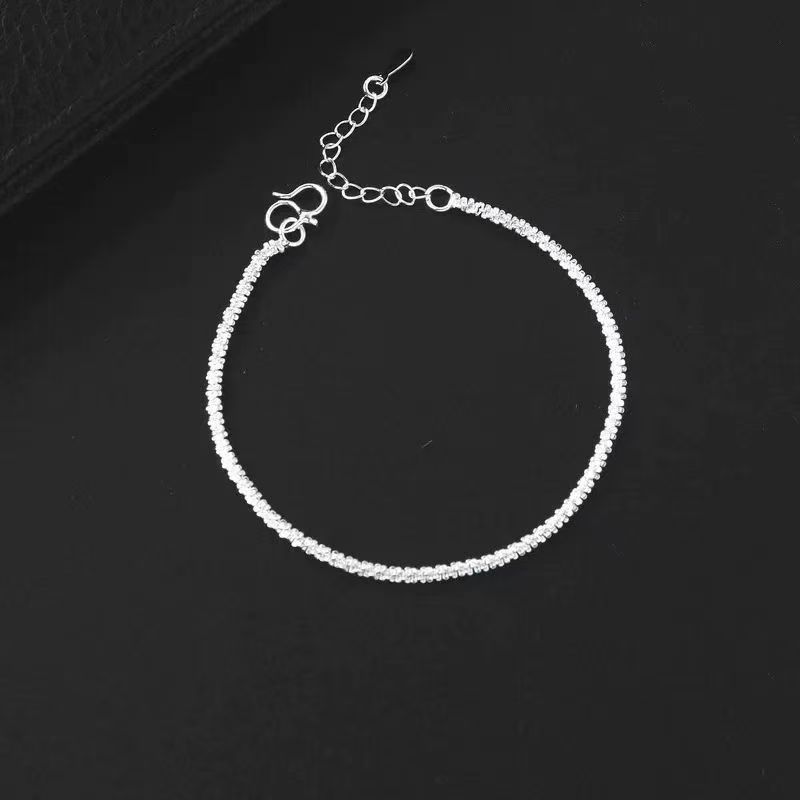 Fashion kpop   Copper temperament shine Chain Bracelets for Women niche jewelry Wedding Engagement Party Holiday Gift