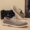 Men's Fashion Casual Shoes Slip-On Lace-Up Flat Sole Comfortable Sneakers Breathable Lightweight Leisure Shoes for Daily Wear