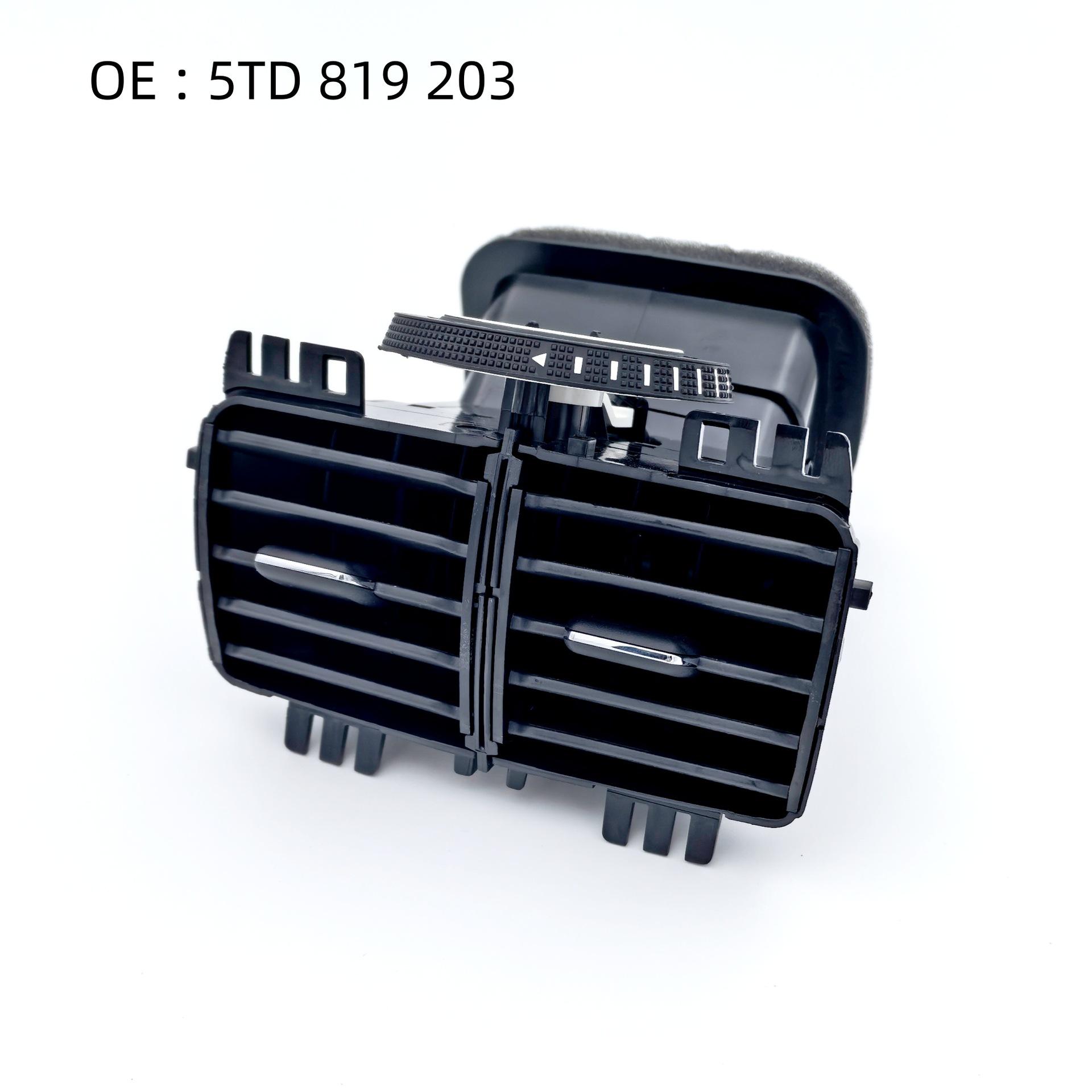 

5TD819203 Rear Armrest Box AC Vent Grille Outlet Air-Conditioning Vents for VW Touran L 2016-2021 Interior Accessories 1pc