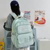 School Bag New High-Appearance Japanese INS Fresh Sweet Candy Color Backpack for Middle and High School Students Lightweight Large Capacity Backpack