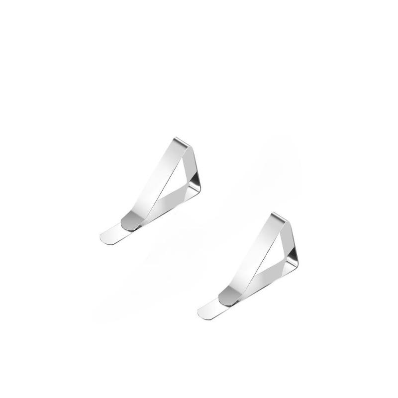 12Pcs Tablecloth Clips-Picnic Table Cloth Clips-Stainless Steel Table Cloth Cover Clamps-Table Clips for Weddings Party