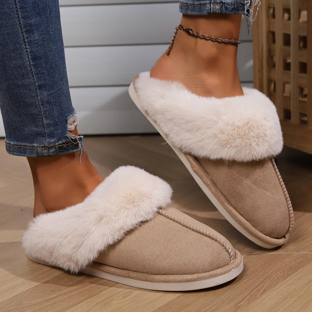 Couple Shoes, Warm Shoes, Thick Shoes, Indoor Shoes, Half Pack Heels, Cotton Slippers, Casual Shoes