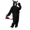 Tier Kigurumi Pyjama Halloween Onesie Erwachsene Cartoon Ohnezahn Pyjama Cosplay Party Damen Homewear