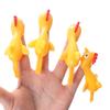 Adult Children Novelty Toy Joke Toys Fun Flying Rubber Chicken Stretchy Turkey Kids Toys Sticky