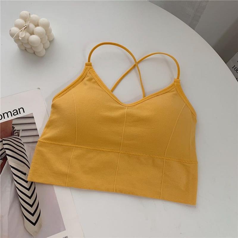 Women Cross Strap Sports Bra Top Women Push Up Sport Bra Yoga Gym Crop Top Brassiere Fitness Top Sport Bra Breathable Bras