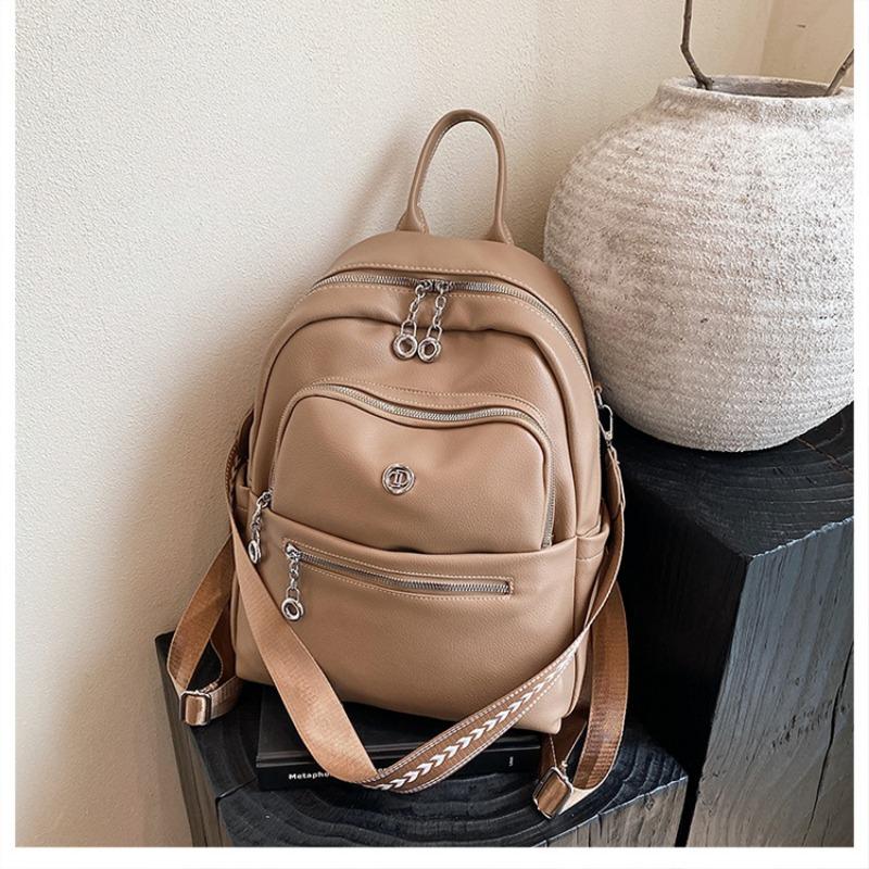 Backpack Women's New Trendy Fashion Backpack Large Capacity Casual Women's Shoulder Travel Bag