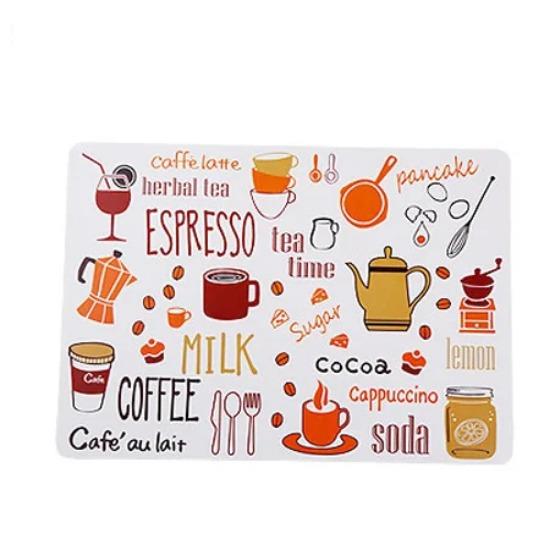 2/4PCS Placemats PVC Table Mat Kids Tableware Cartoon Dining Table Disc Pads Coasters Napperon Plate Bar Tapete De Lugar 40*28cm
