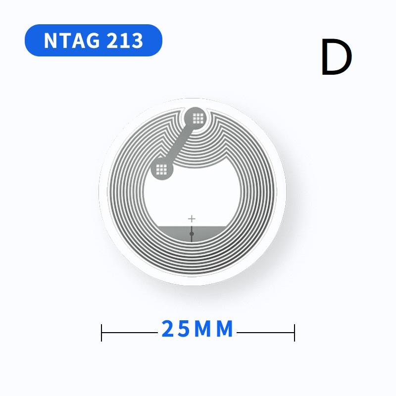 20 Pcs Rewritable NFC Chip Sticker Tags High Sensitive 213 215 216 Optional for Wifi Password Quick Sharing