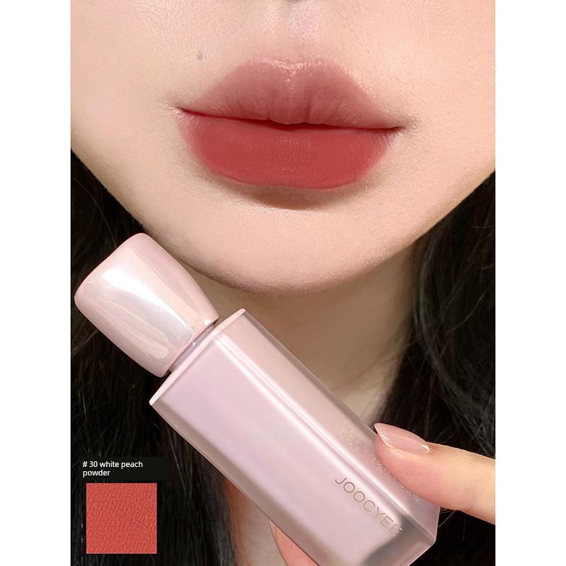 Autumn Fish Recommends! Joocyee Fermented Cotton Candy Lip Glaze Matte Lip Mud Nude Color 11 Cotton Candy 37