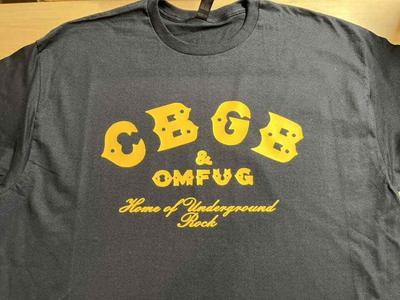 CBGB Underground Punkrock T-Shirt gelb Club