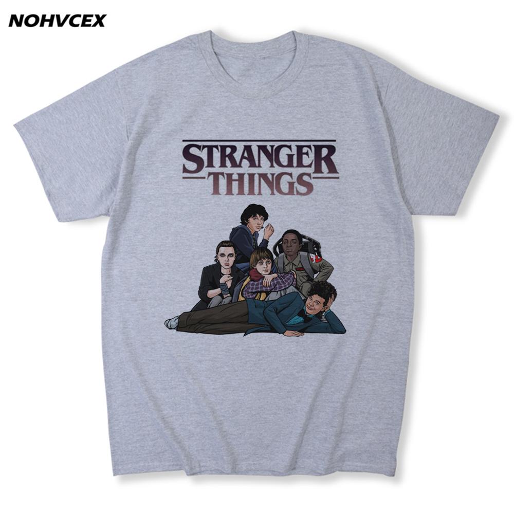 Stranger Things Anime O Neck Tee High Summer T Shirt S