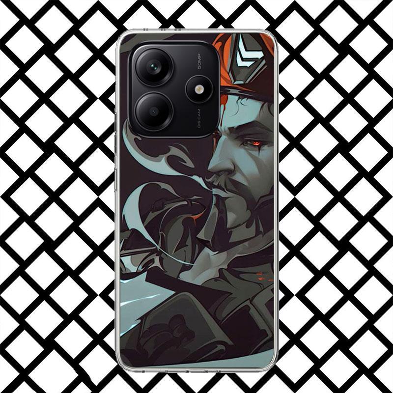 

Valorant Game Cool Phone Case for Xiaomi Redmi Note 15 14 14S 13 12 12S 11 Pro Plus 11E 11T 11S 10S 5G Soft Cover Fundas Redmi N Redmi Note 14 4G