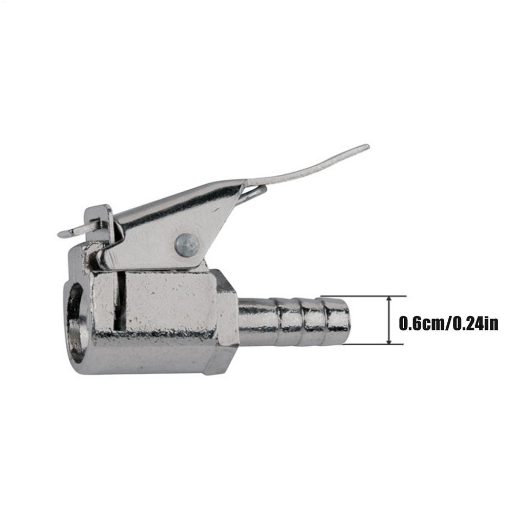 

Car Tire Air Chuck Inflator Pump Valve Connector Clip-on Adapter Tire Air Chuck Clip Adapter Tire Chucks for Vehicle Inflator