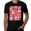 ROSES TShirt Relaxed Casual Short Sleeve Tee