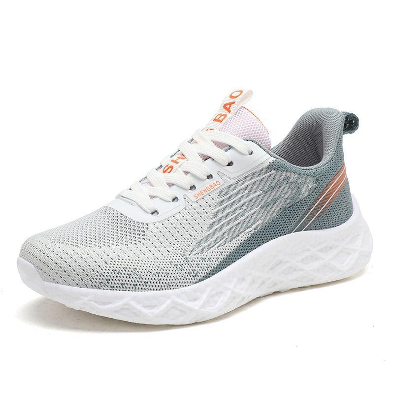 Breathable Mesh Sports Running Flying Weaving Women's Shoes
