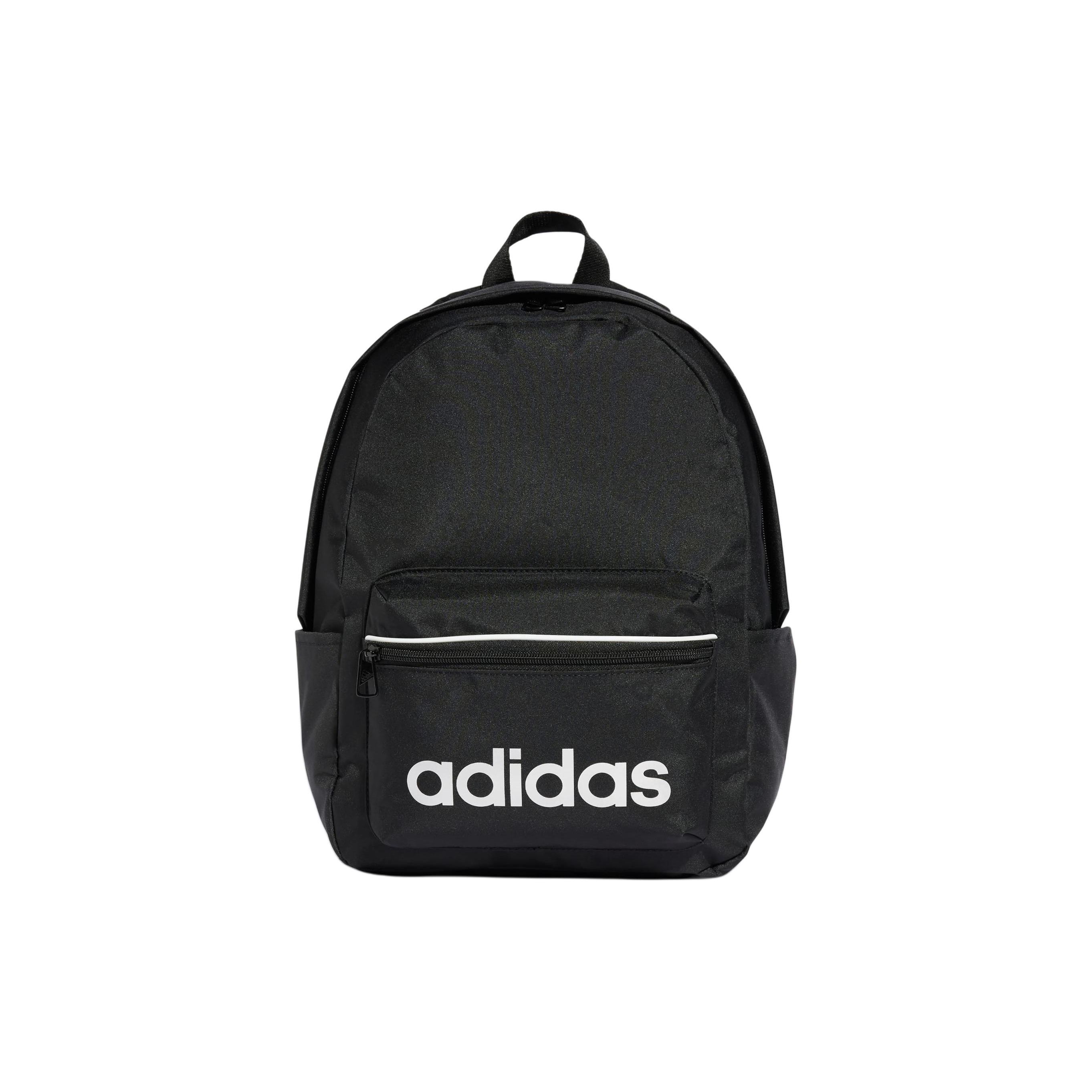 Adidas Logo Print Large Capacity Zipper Adjustable Shoulder Strap Backpack Women Backpack Black IP9199 Black