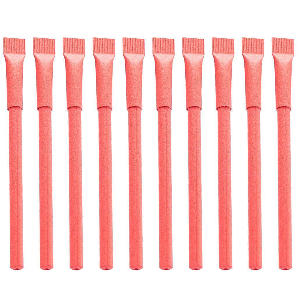 10 ks Papírové kuličkové tužky Hladké psaní Rychleschnoucí Recyklovatelné Biologicky rozložitelné Papírové tělo Tužka pro Studenty Učitele