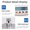 Dual Display LCD Jewelry Laboratory Electronic Balance Scale 0.1g 1kg/3kg/5kg With RS232 Interface AC 220-240V EU Plug